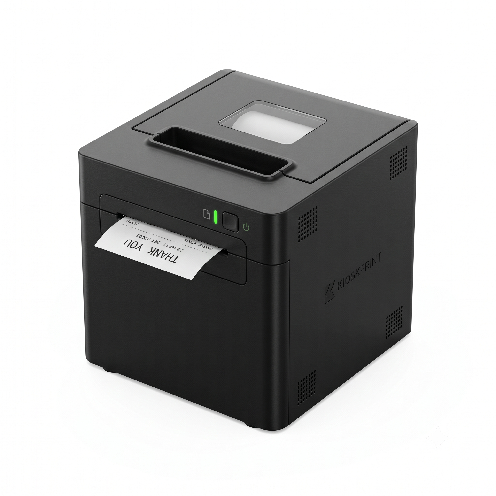 Thermal receipt and document printer for property management kiosks