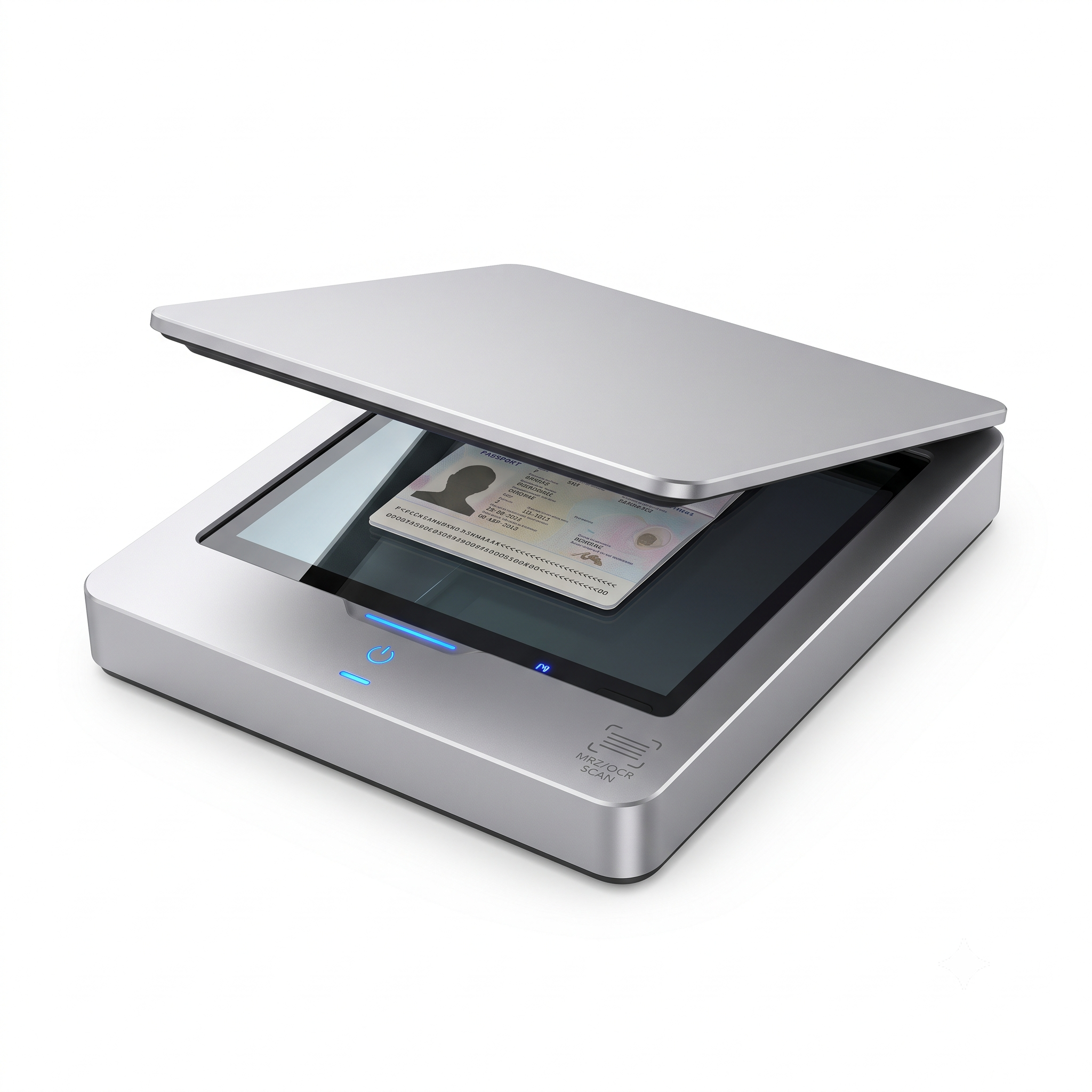 Flatbed passport and document scanner for real estate offices